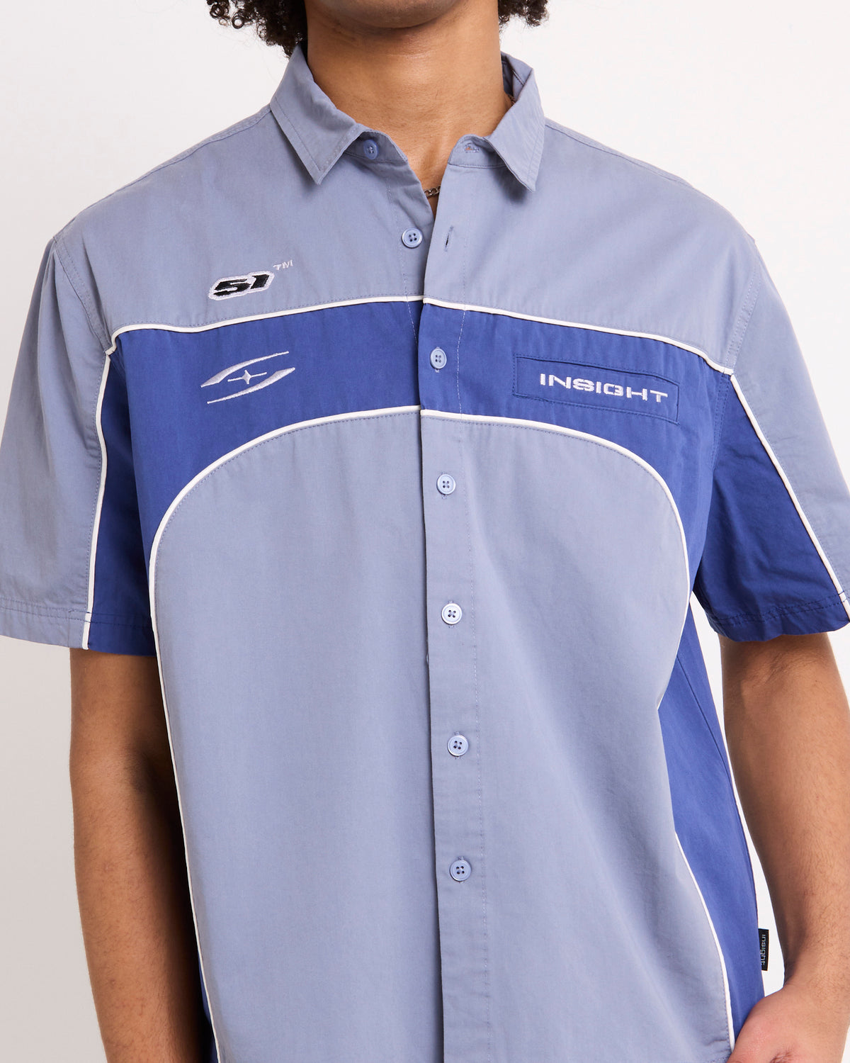 Axel Panelled Short Sleeve Shirt