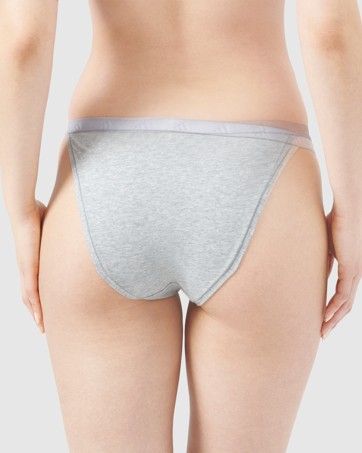 Active Essentials Cotton String Bikini Brief 3 Pack HTHR GREY / POWDER PLUM / ASH BLUE