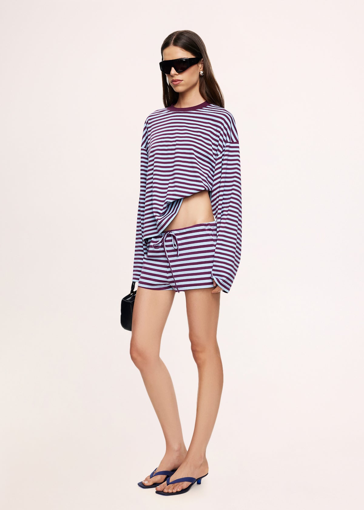 Kourt Bloomers EGGPLANT SEA STRIPE