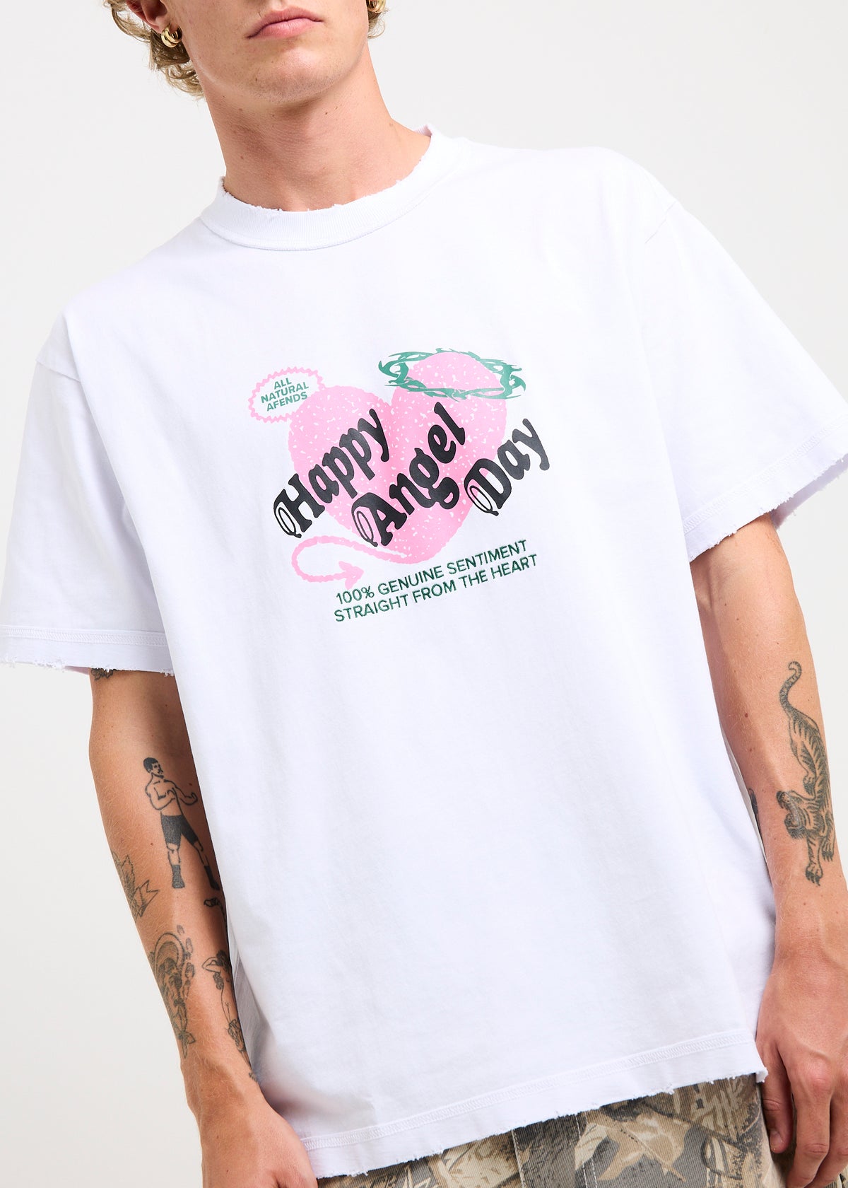 Genuine Sentiment Heavyweight Boxy T-Shirt WHITE