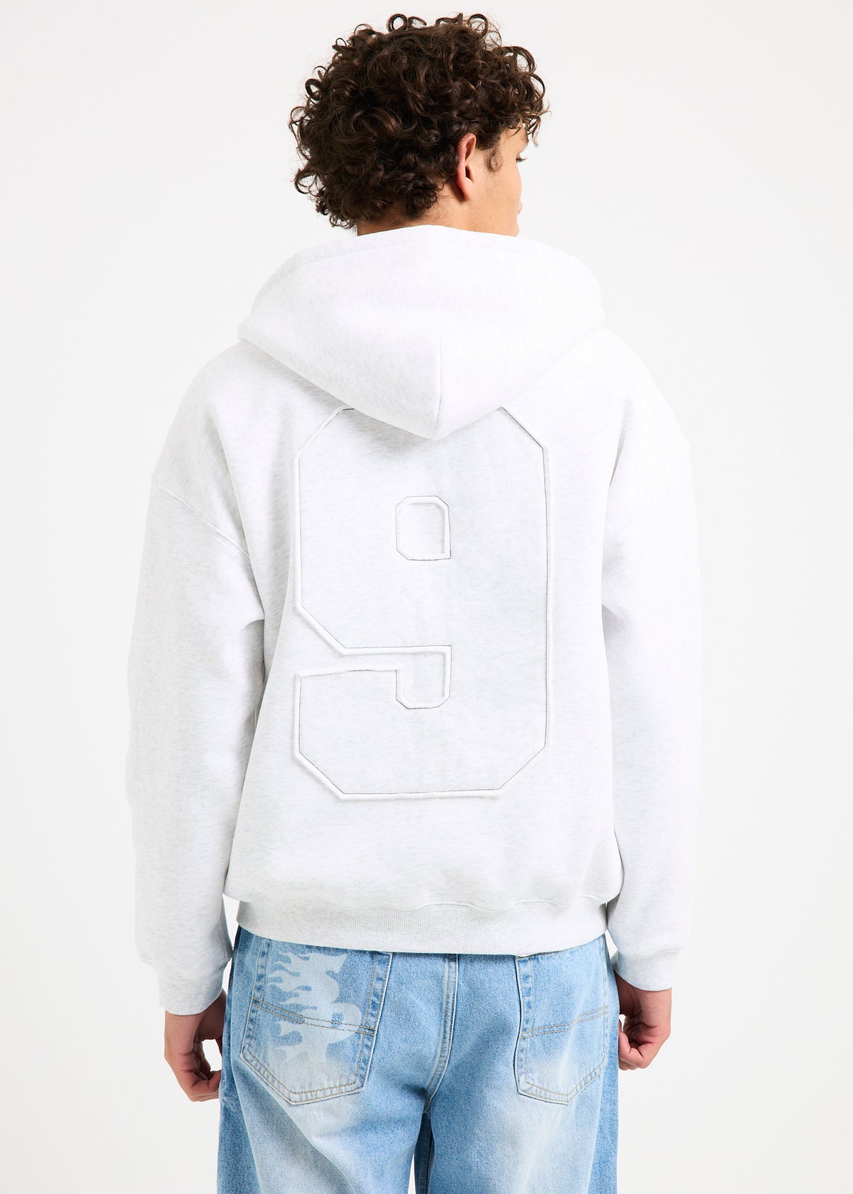 Varsity Zip Hoodie FROST MARL