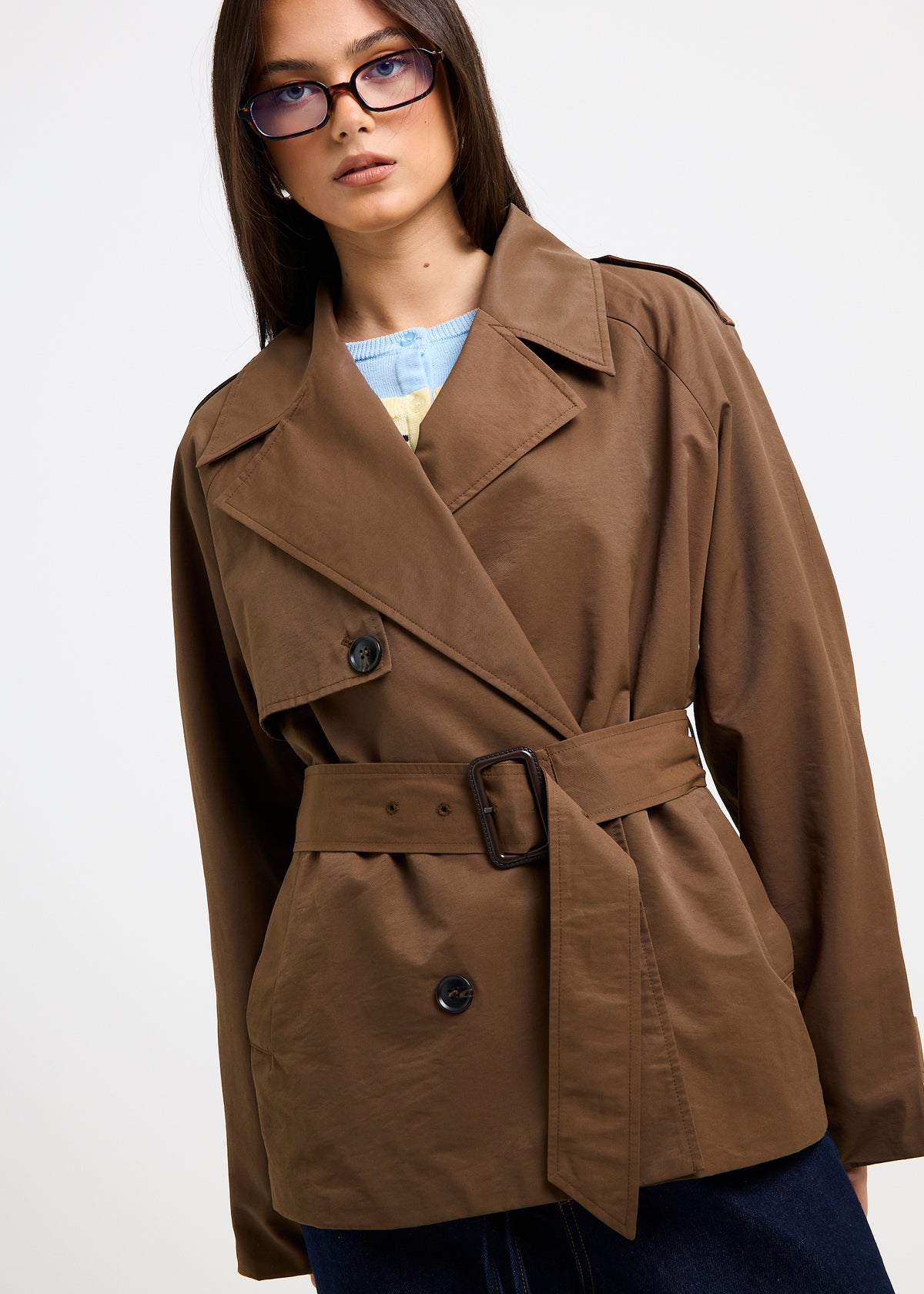 Tessa Cinched Trench Coat