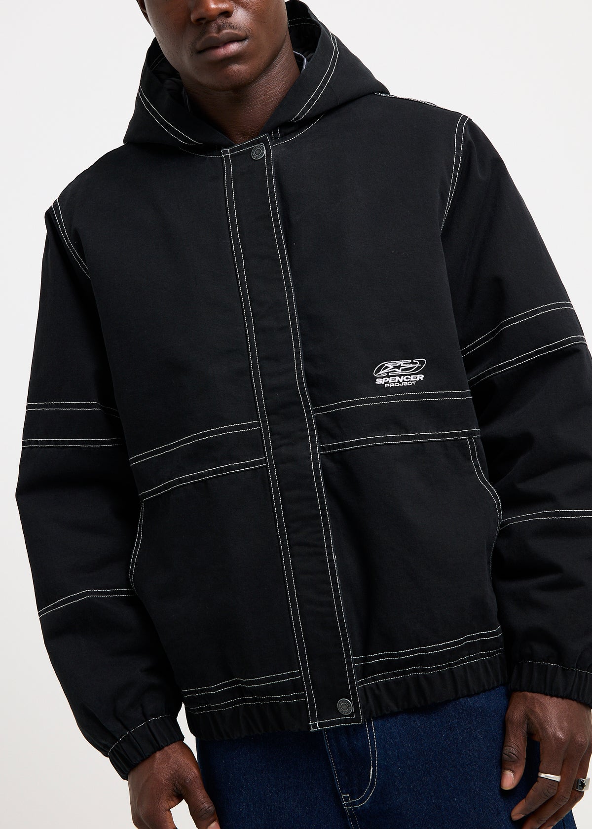 Stamped Jacket BLACK