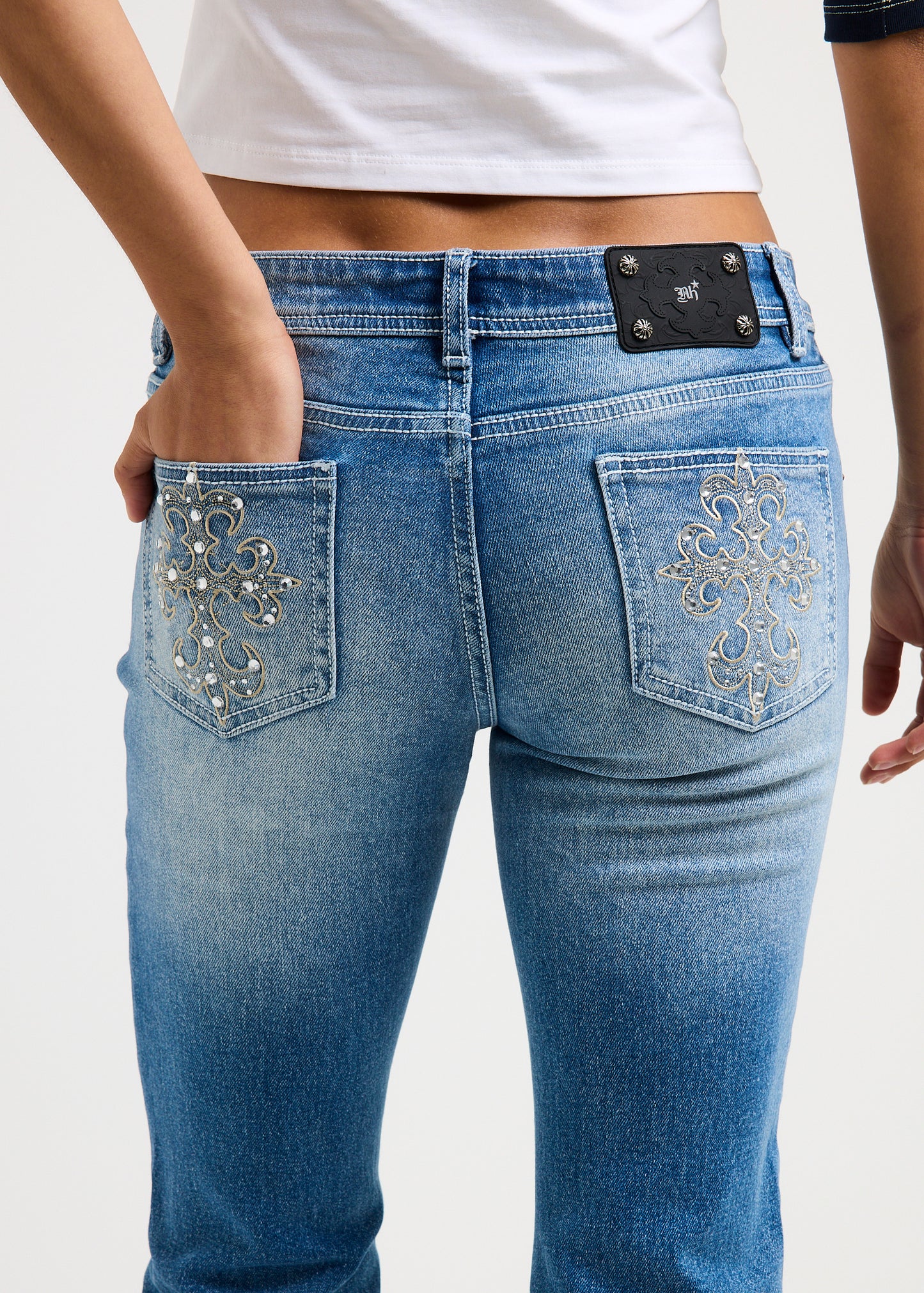 Beckham Y2K Flare Denim Jeans