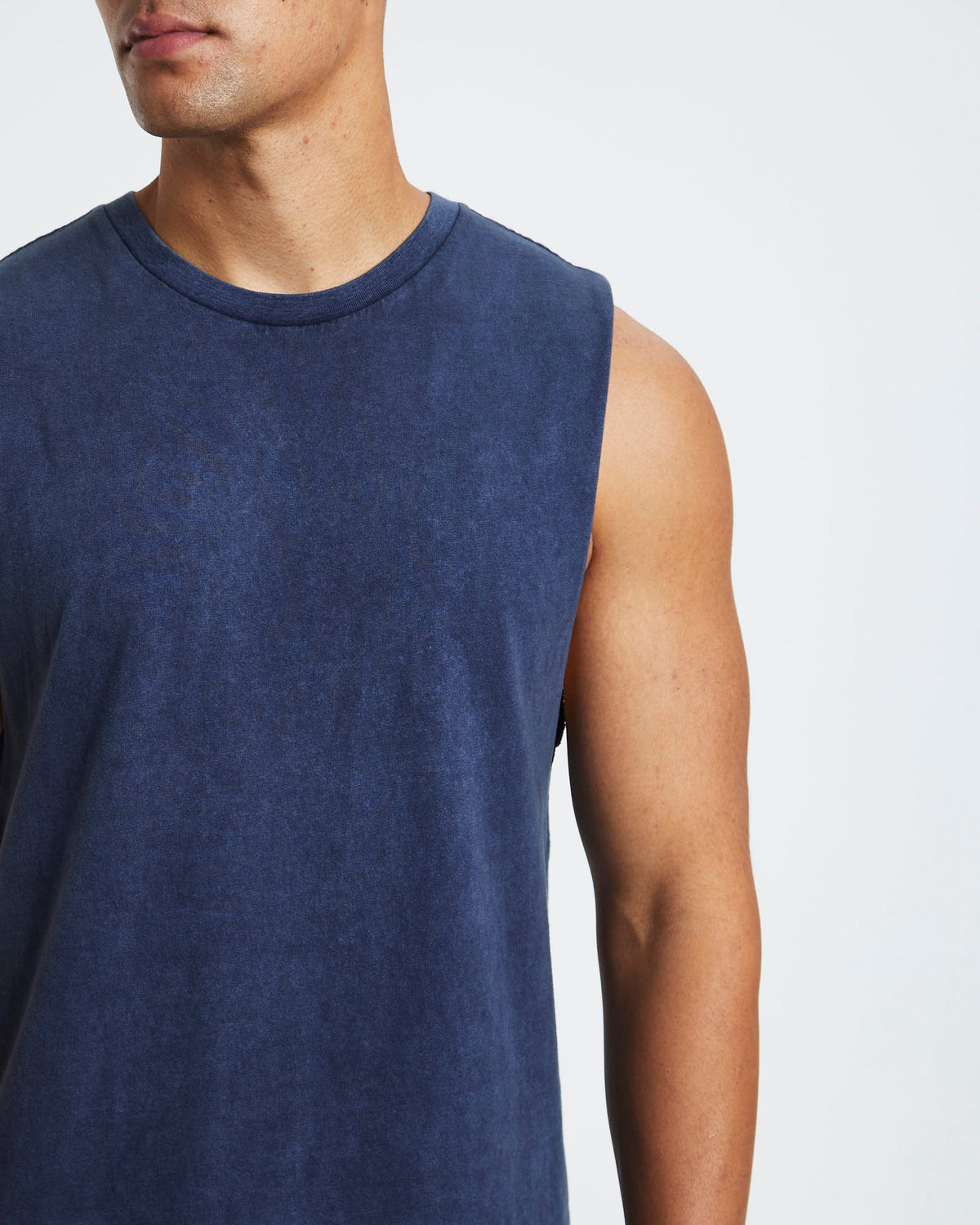 Muscle Tank Acid Navy