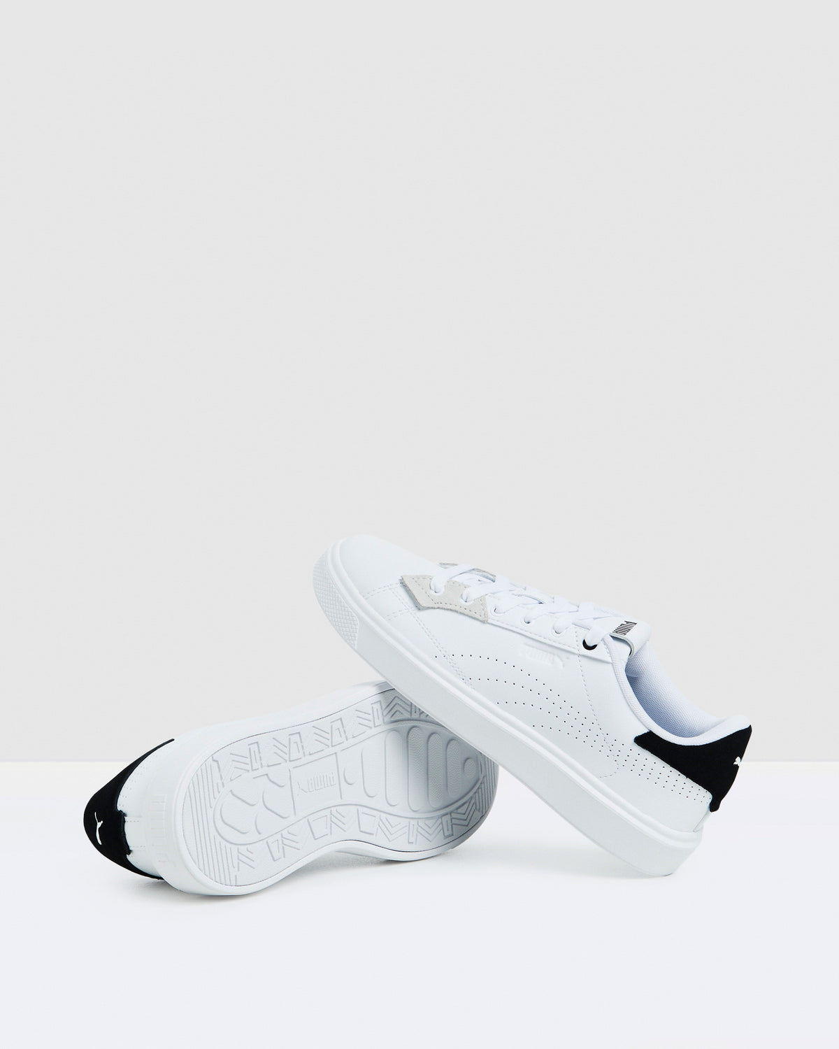 LAJLA Womens Puma Sneakers White Puma/Black BLACK