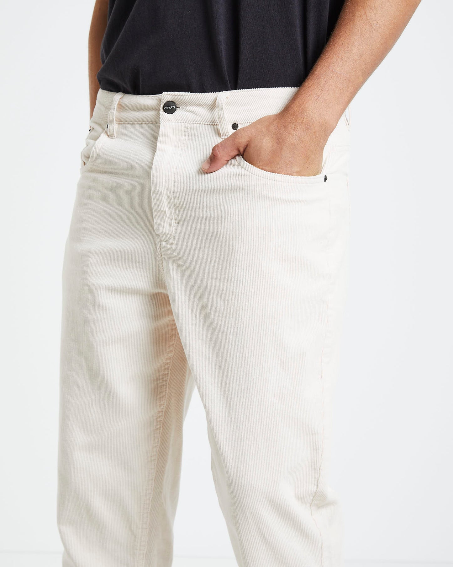 Switch Cord Pants Ecru