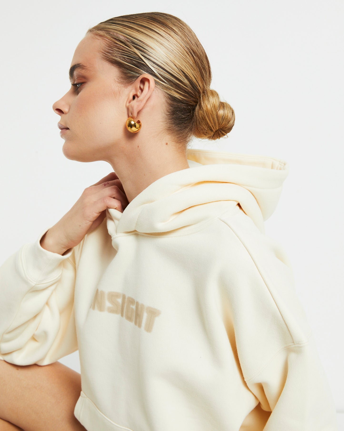 Dazed & Confused Oversized Hoodie in Clay Natural