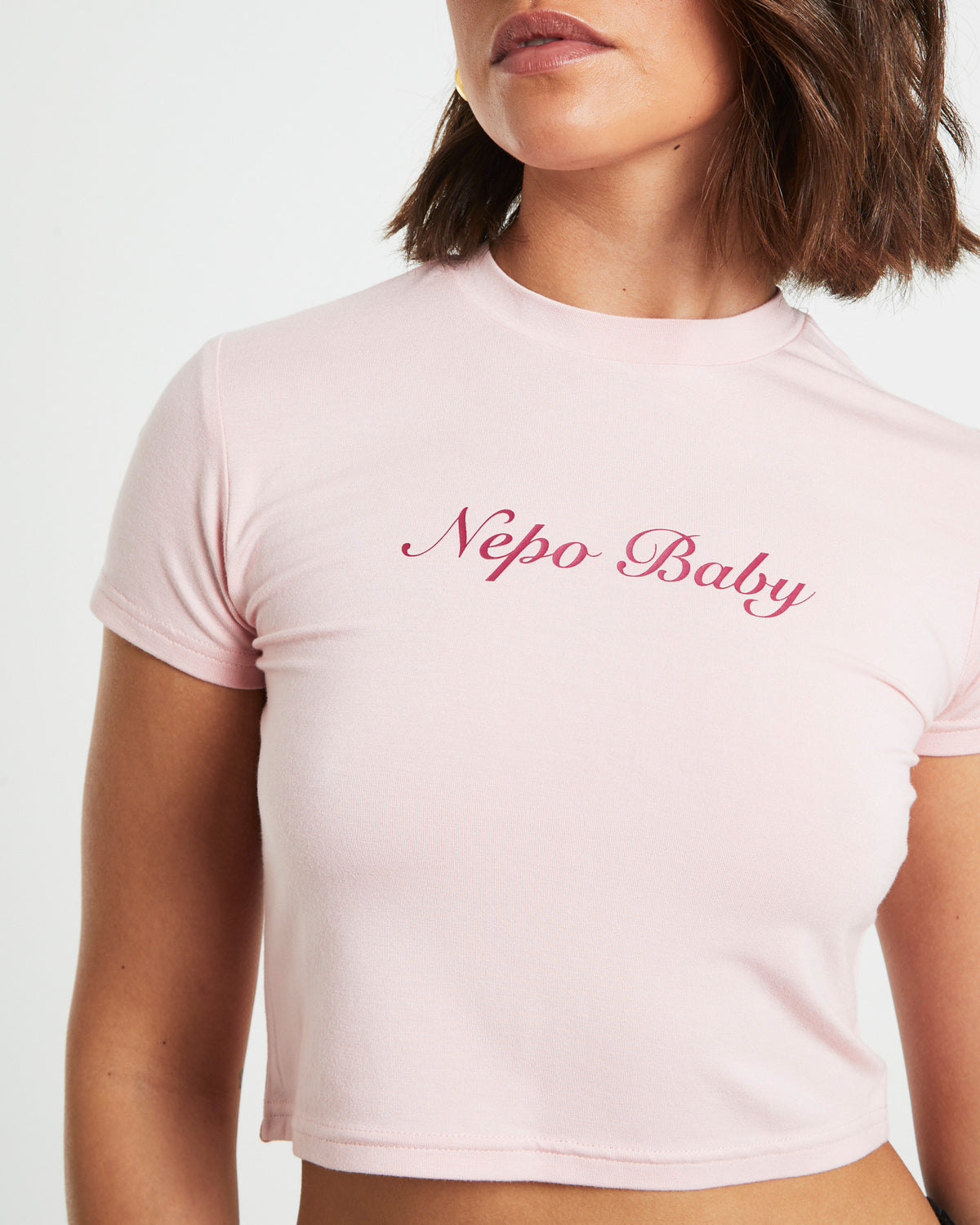 Nepo Baby Tee in Pink PINK