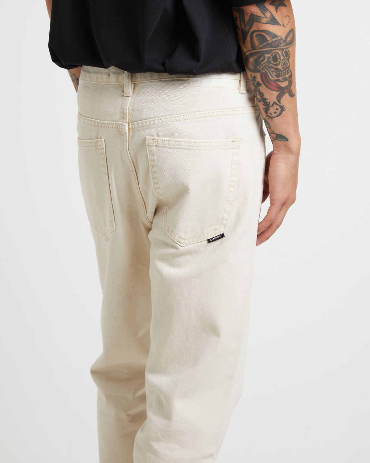 Switch Denim Jeans in Washed Bone NATURAL