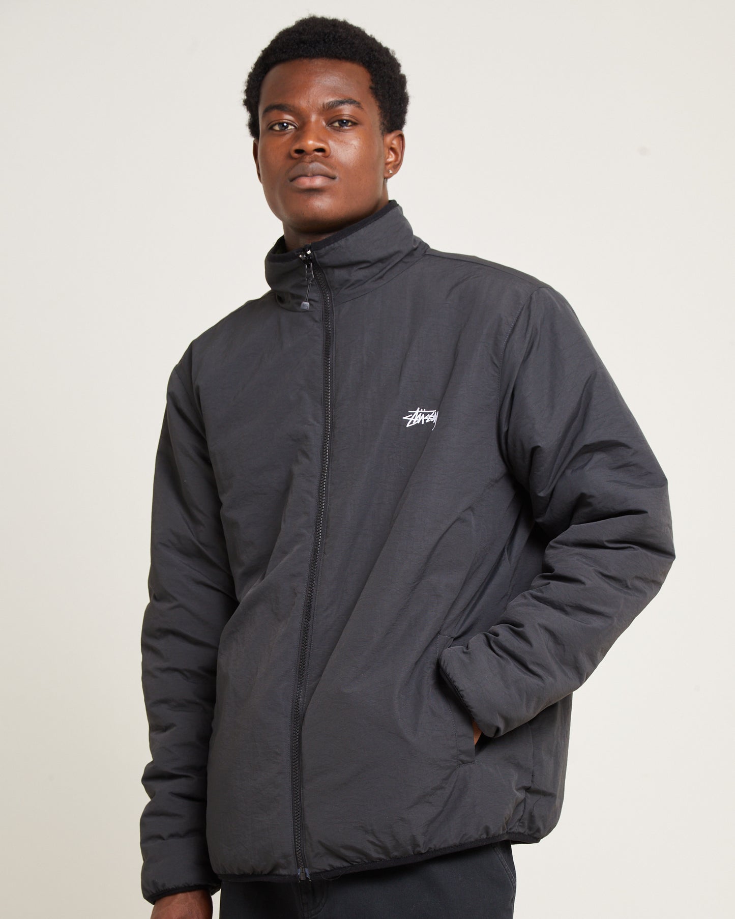 8 Ball Sherpa Reversible Jacket Green