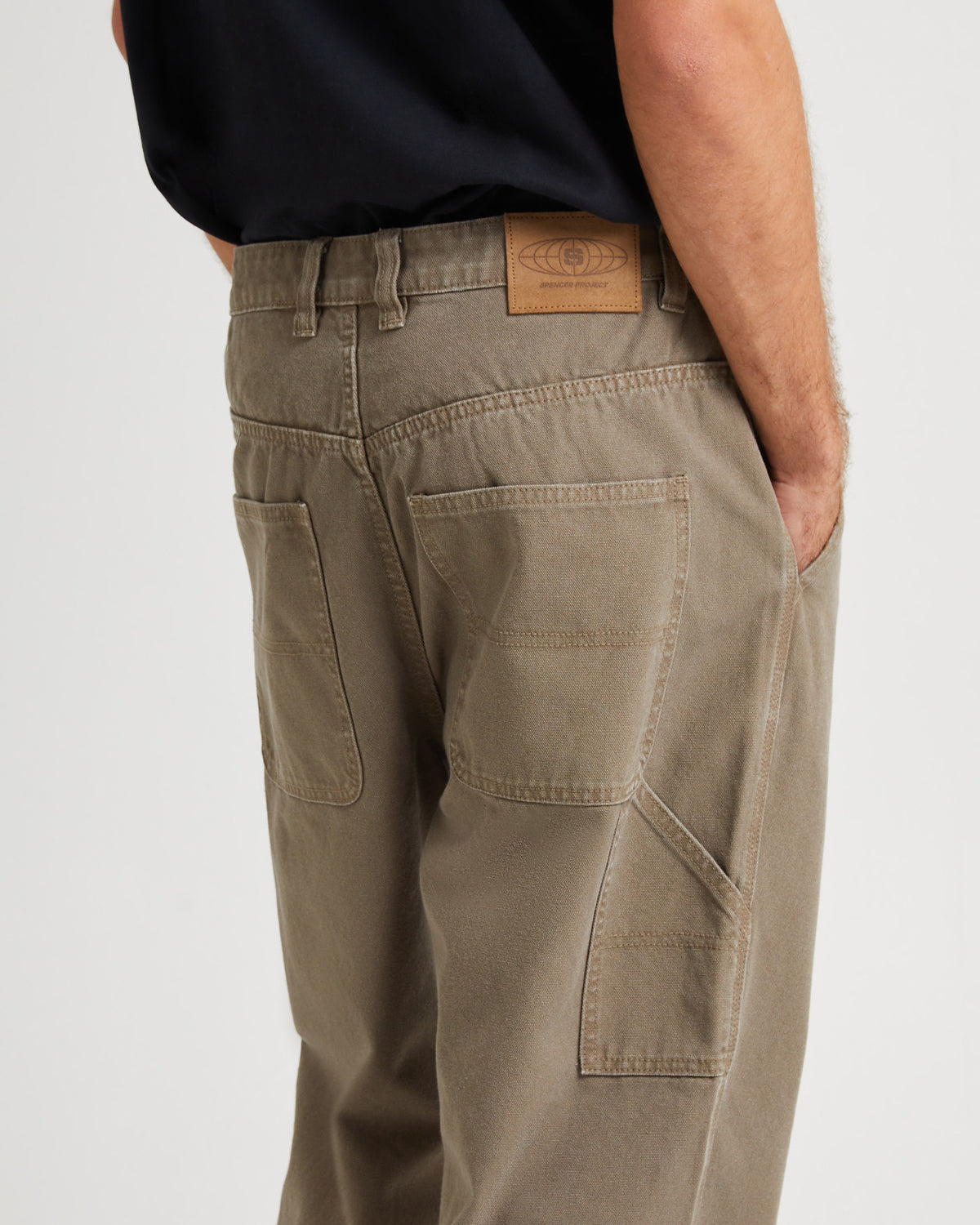 Canvas Carpenter Pants TAN