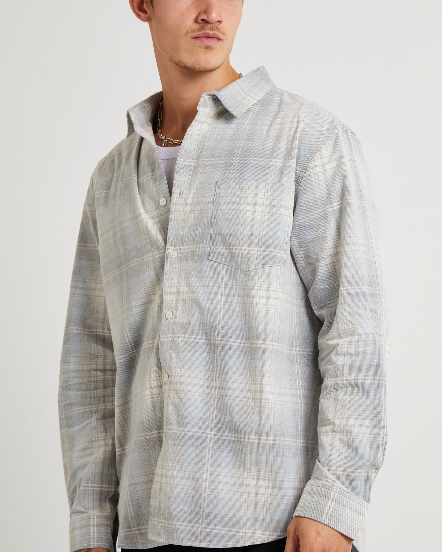 Grover Check Cord Ls Shirt