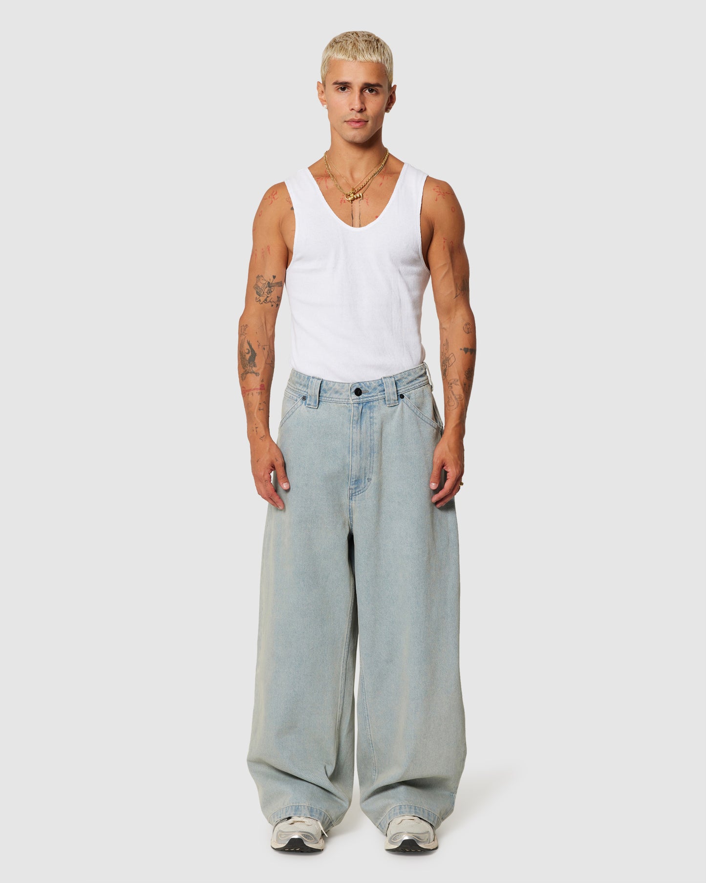 A7 Mega Baggy Denim Jeans Wayne