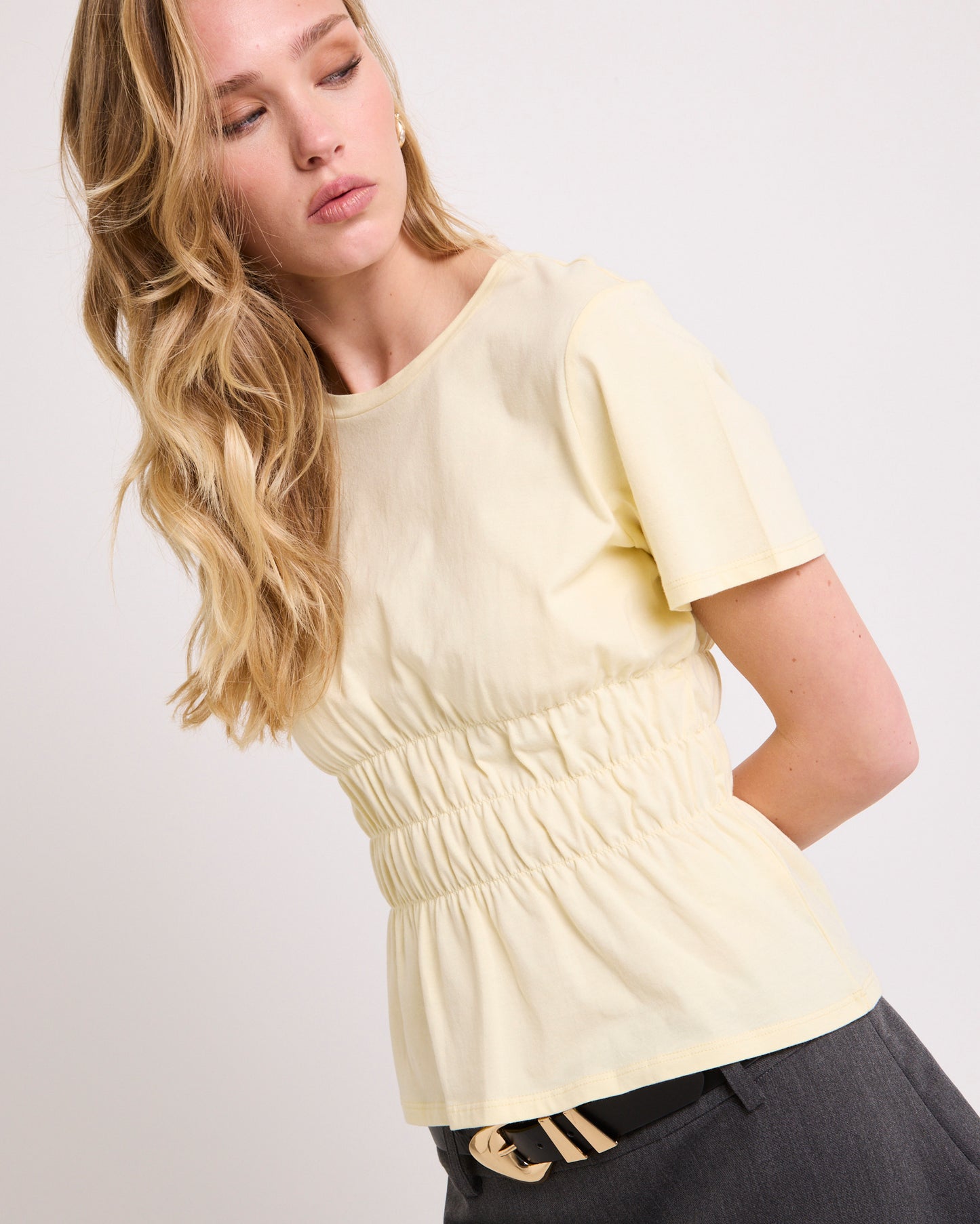 Ross Gathered T-Shirt