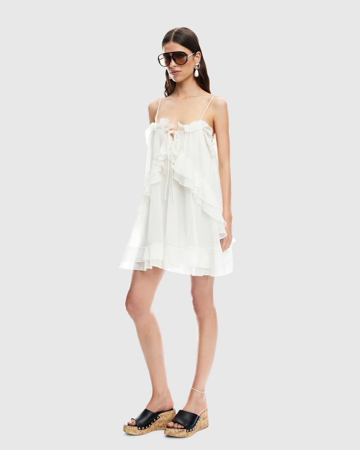 Ethereal Mini Dress PEARL