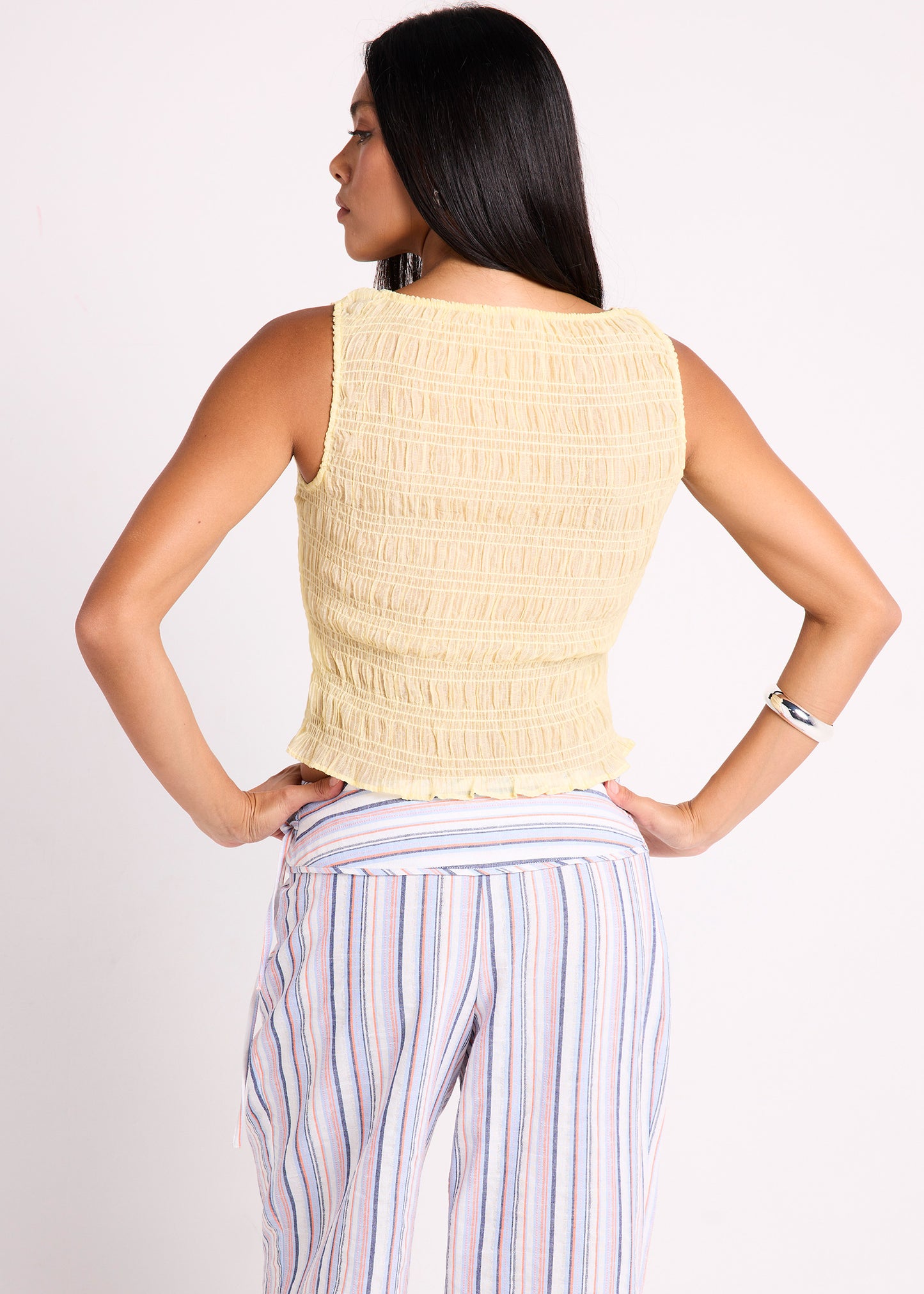 Amalia Shirred Top