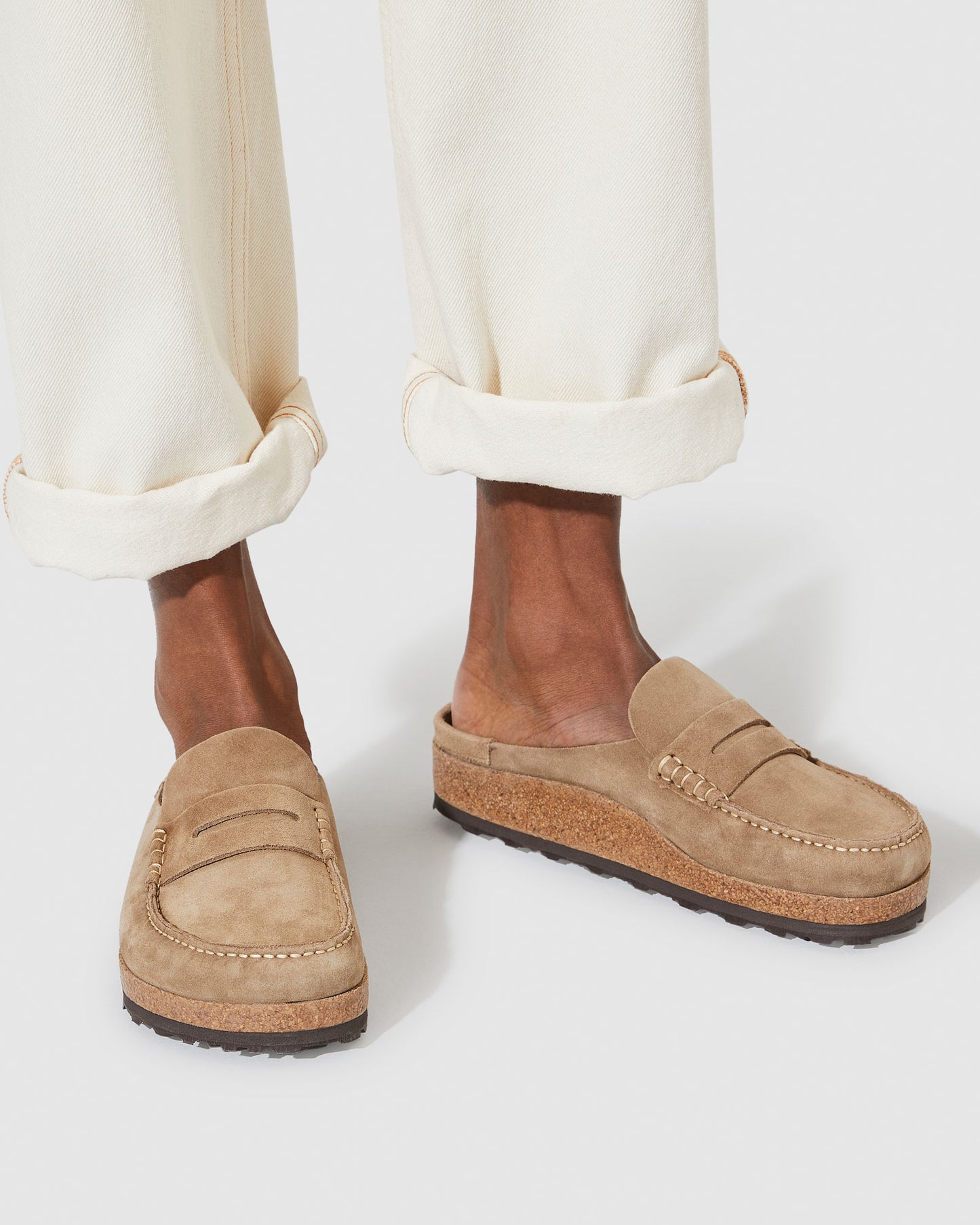 Naples Suede Leather Sandals