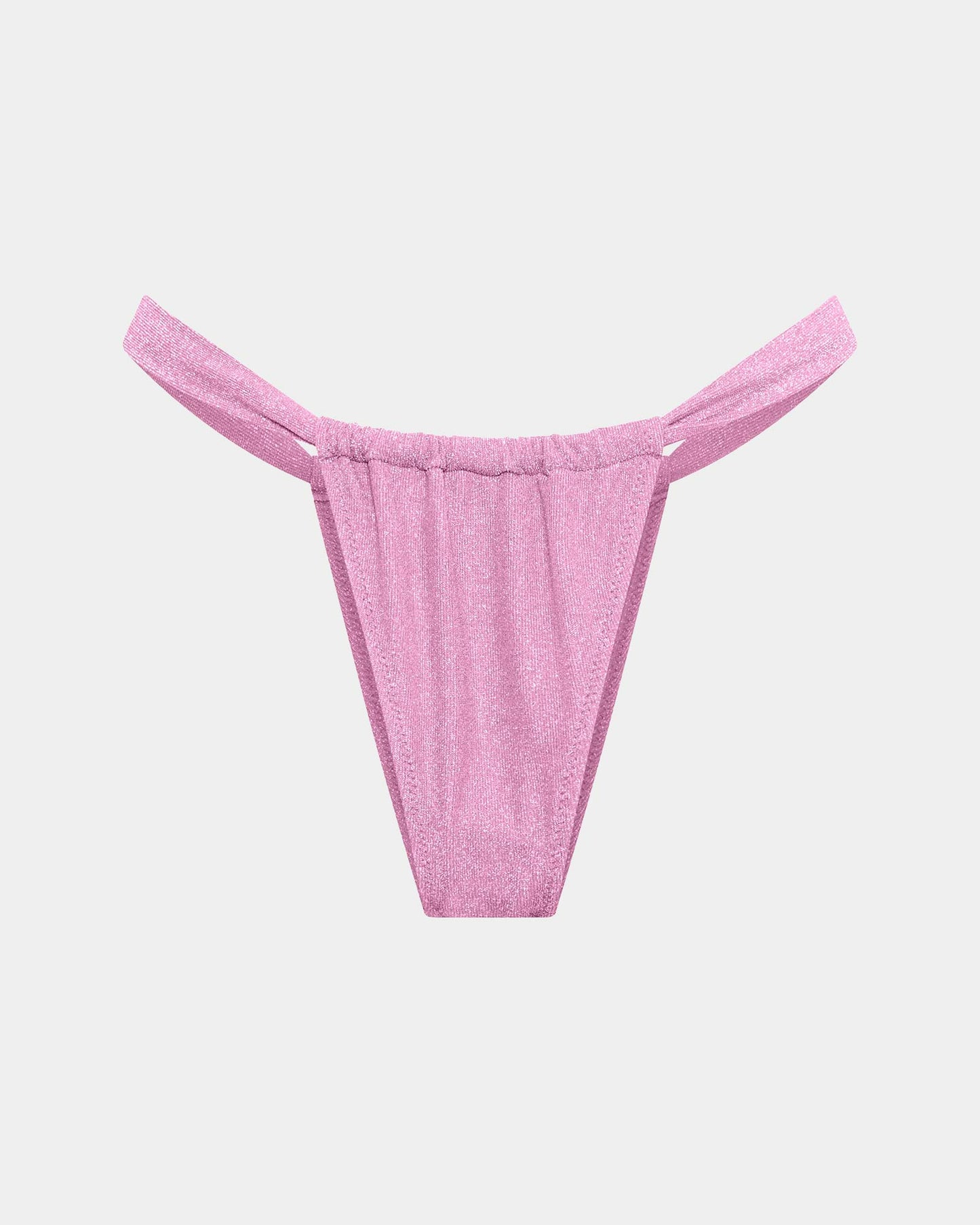 Lurex Gather Bikini Bottom