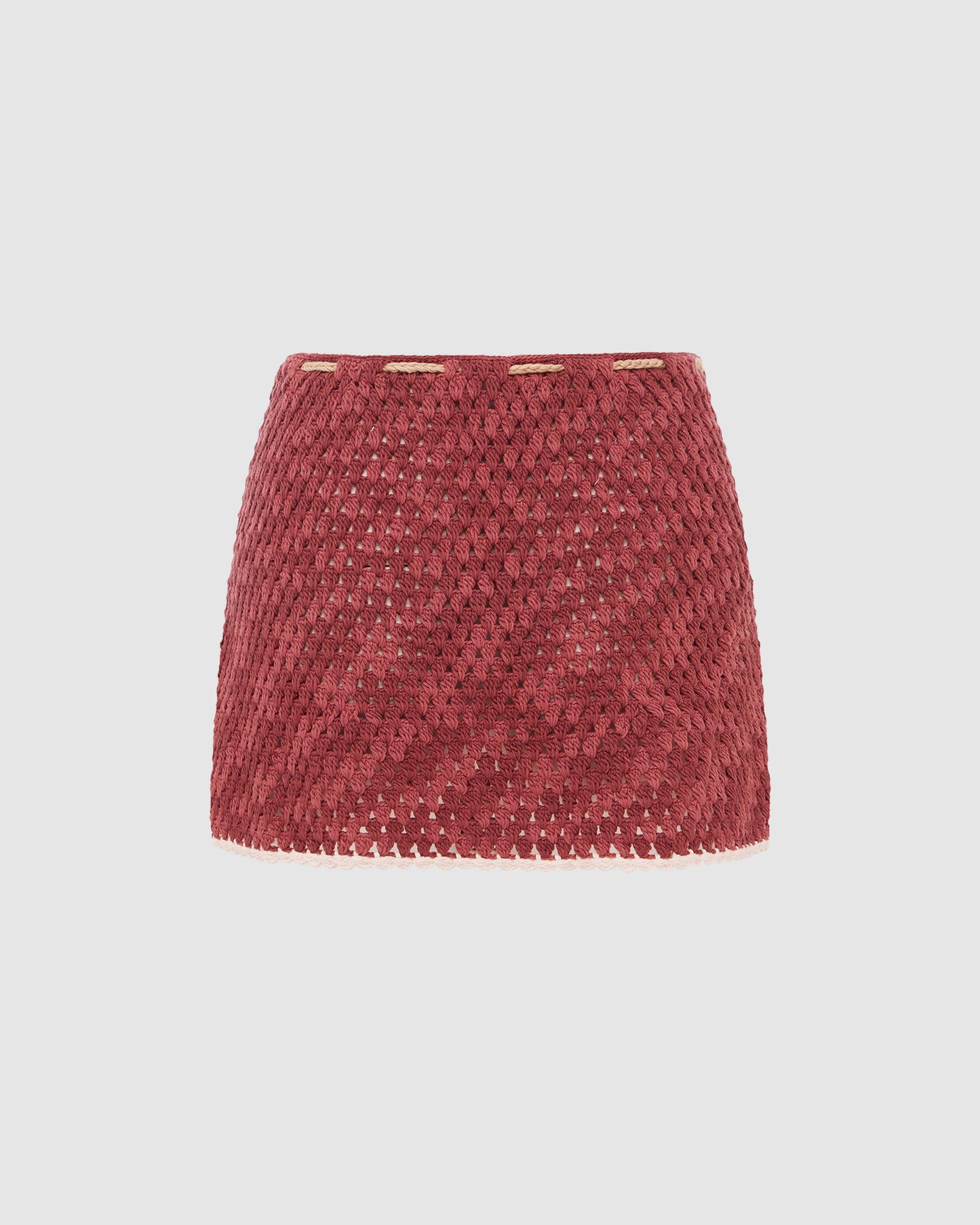 The Mini Crochet Skirt