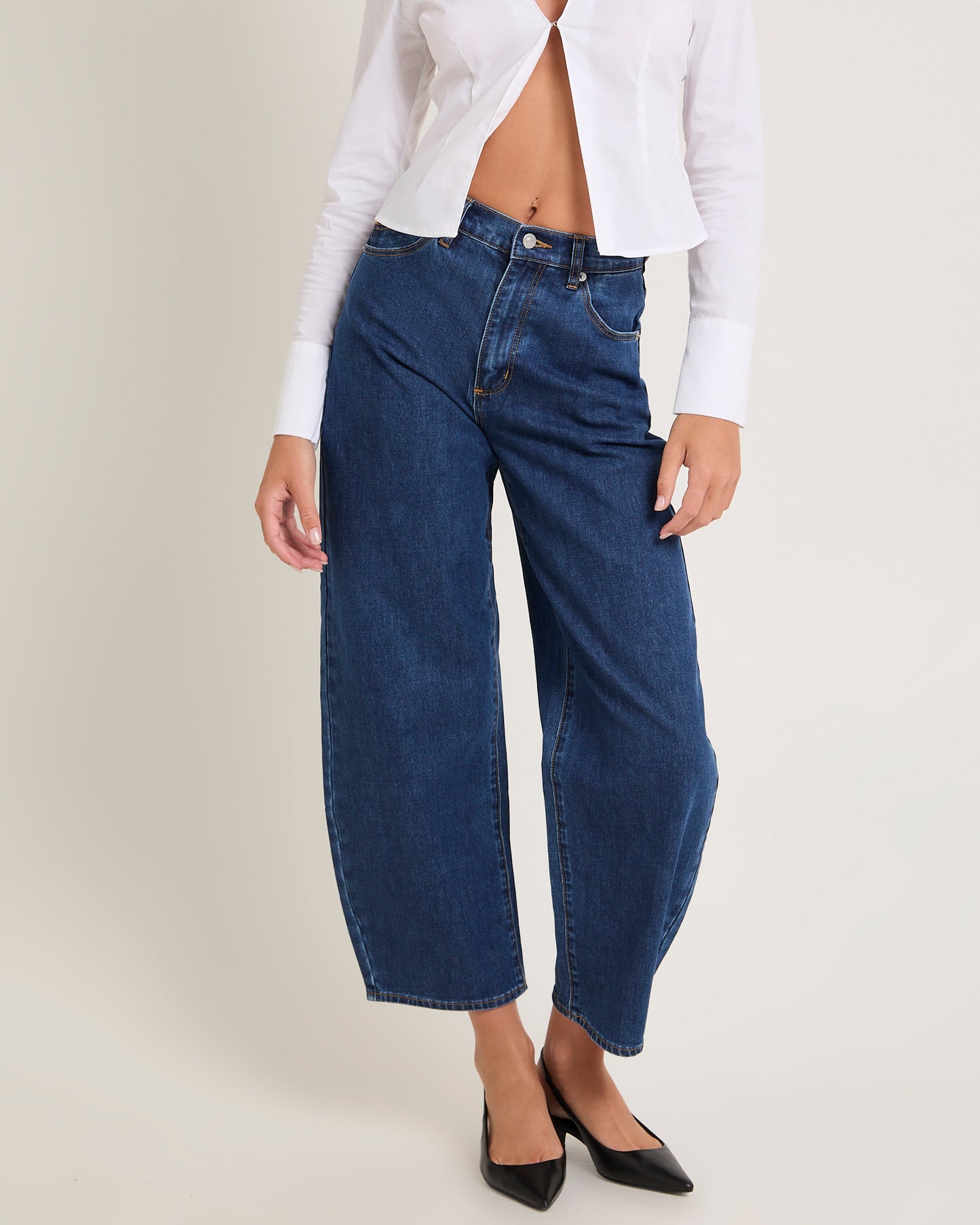 Gigi Barrel Denim Jeans