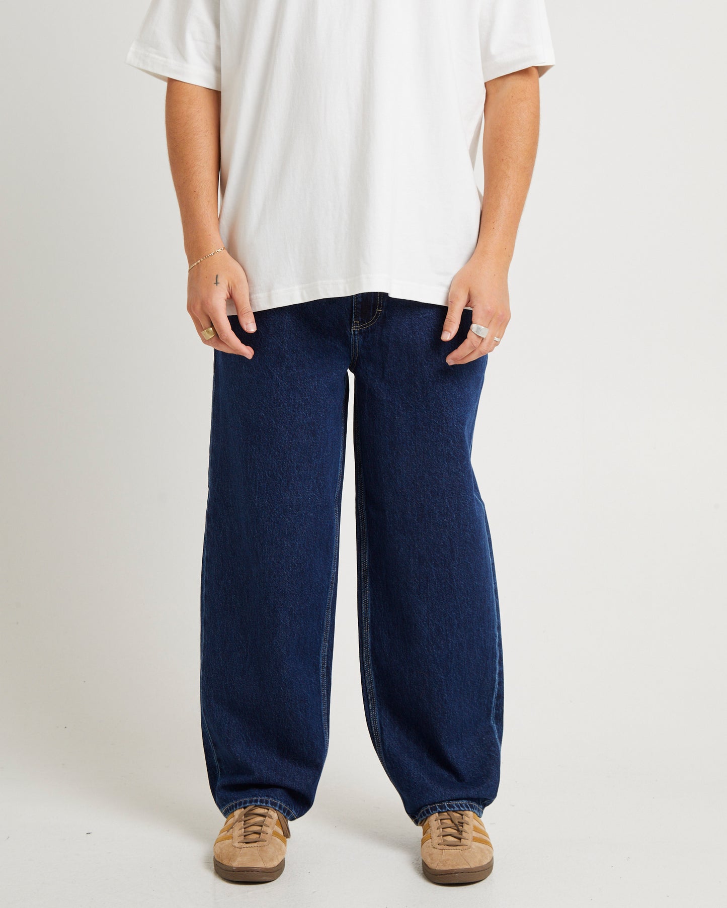 Z-Five Baggy Denim Jeans Pure Tone