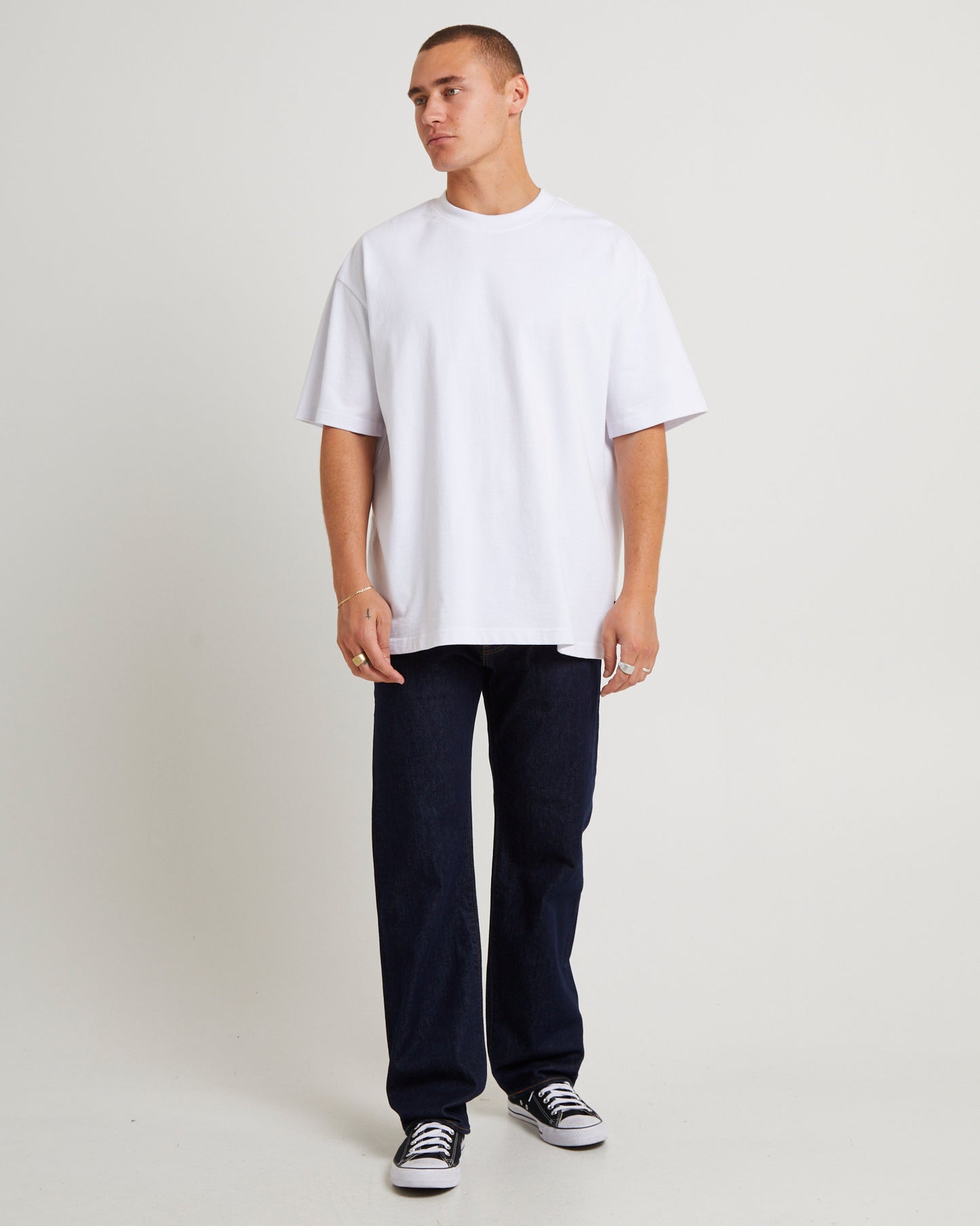 555 Relaxed Straight Denim Jeans