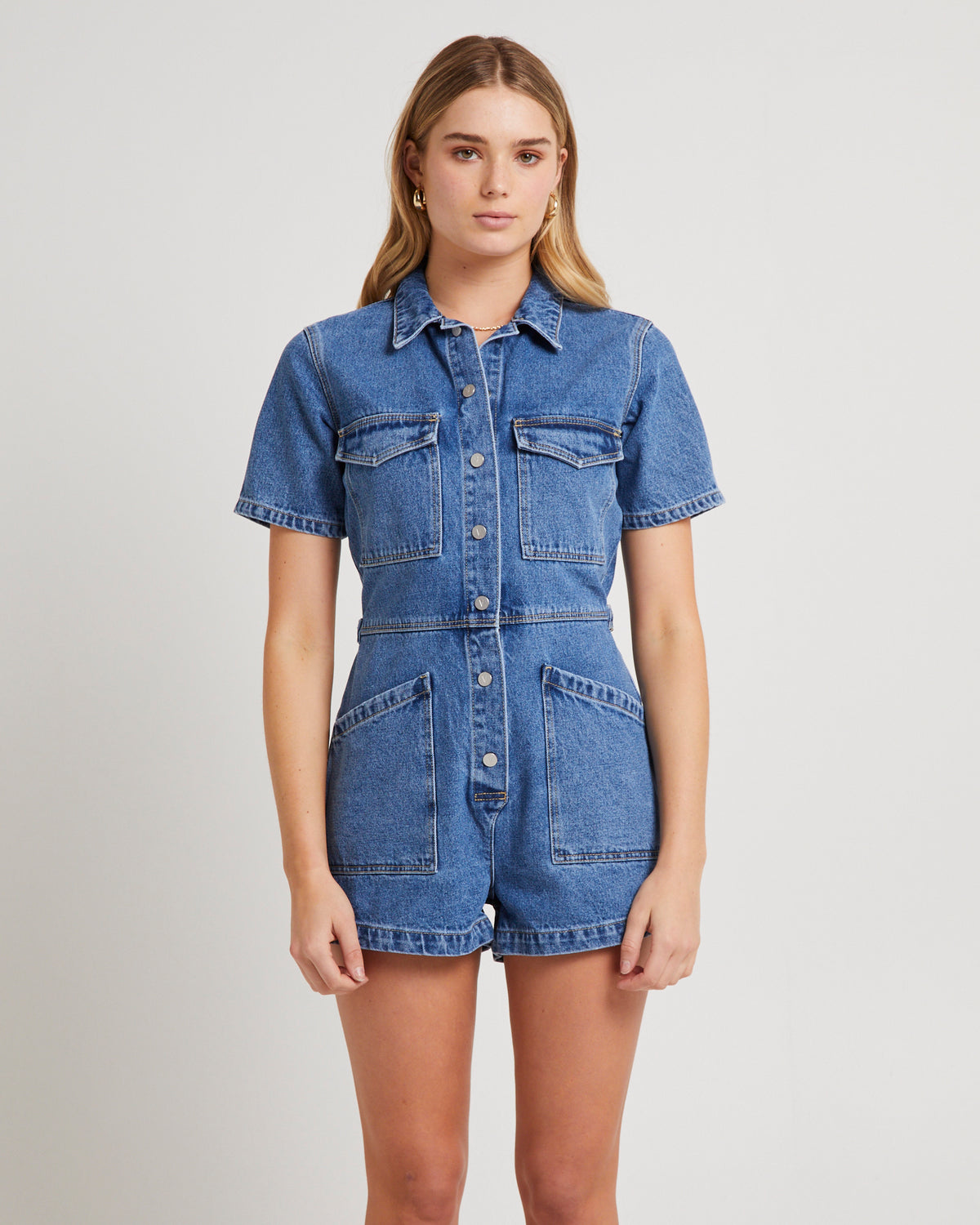 Short Denim Coverall Chantell CHANTELL