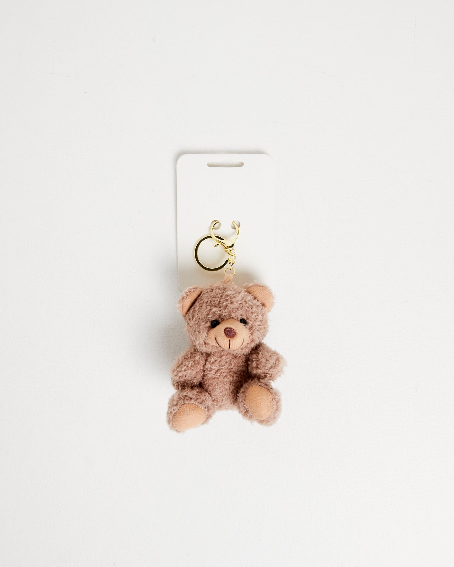 Fluffy Bear Keyring