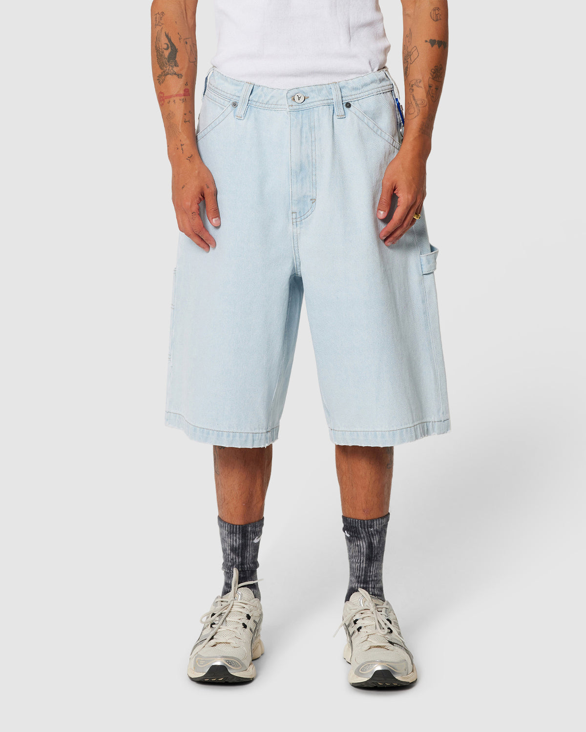 A6 Big Work Denim Shorts Hanks