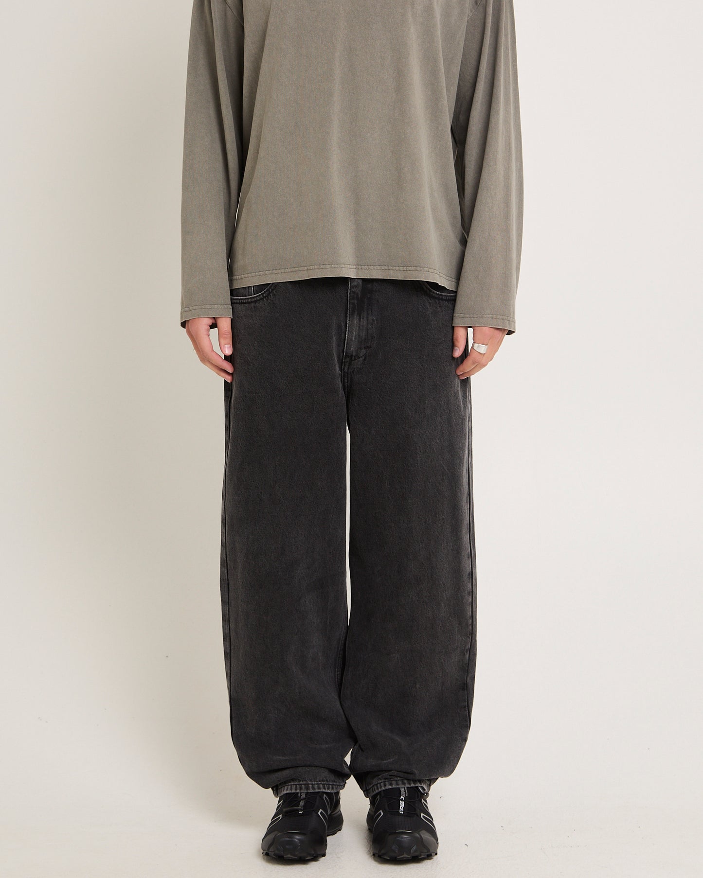 Knocker Wide Leg Denim Jeans