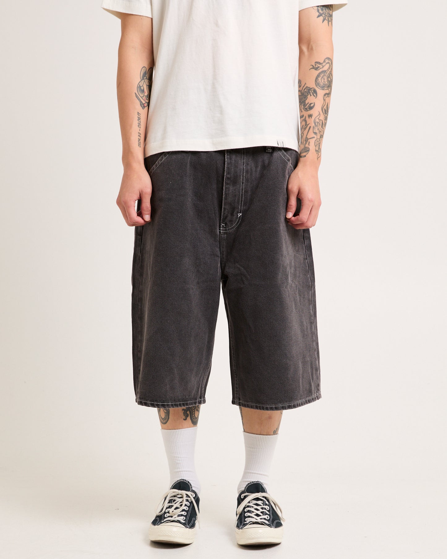 A6 Big Baggy Denim Shorts Paxton