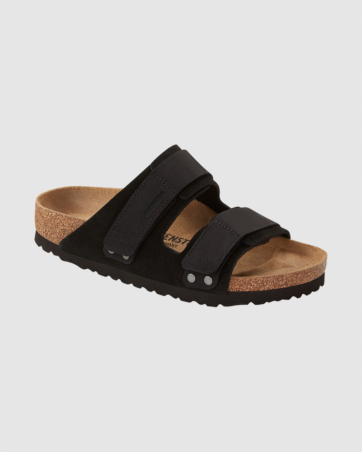 Uji Nubuck Suede Leather BLACK