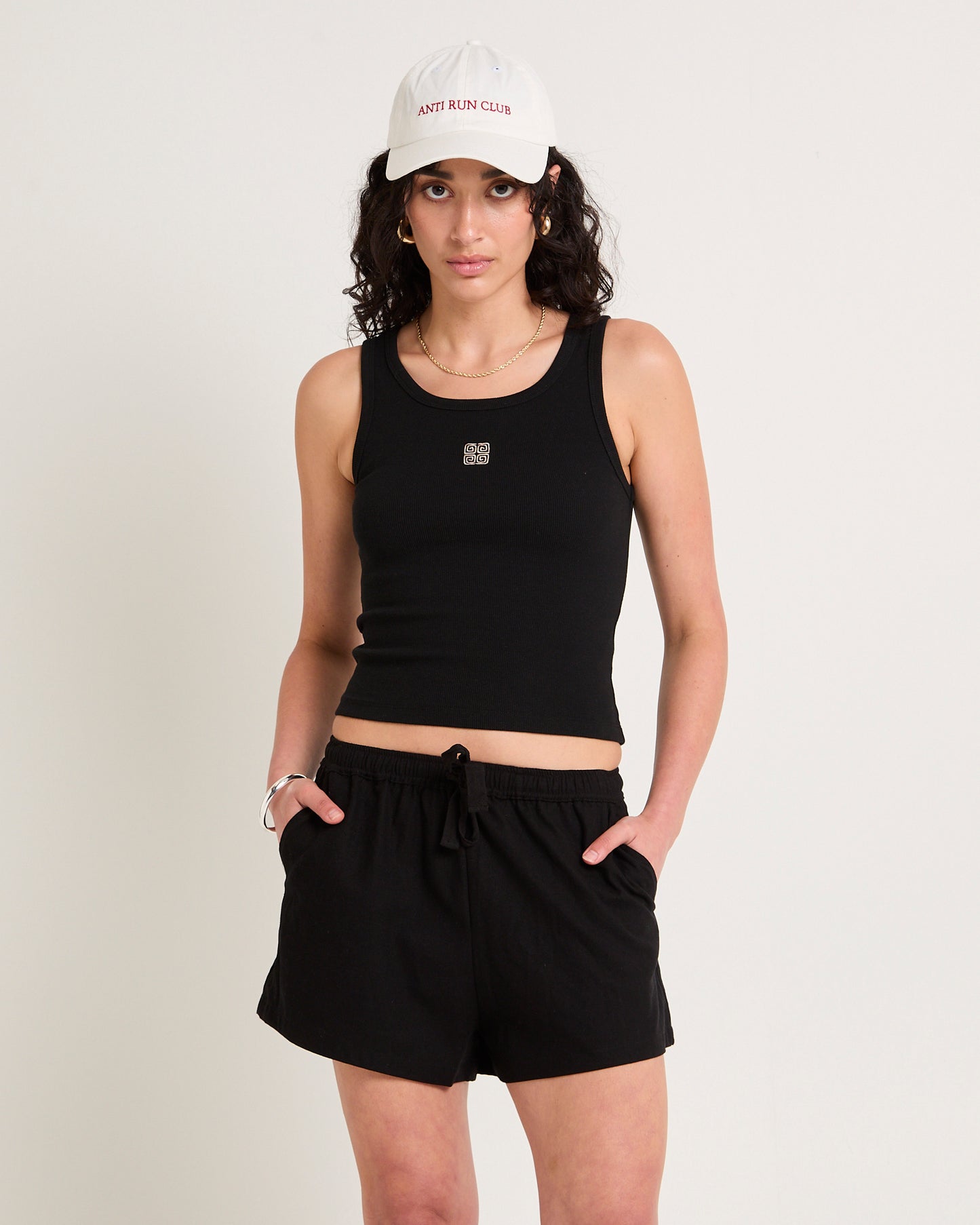 Subtitled Centre Tank Top