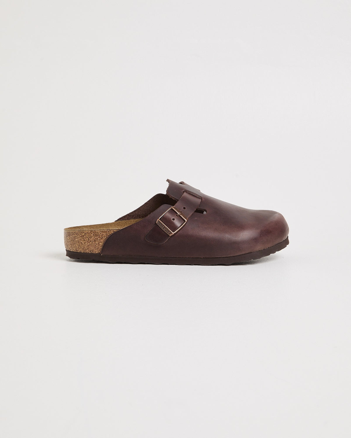 Boston Natural Leather Oiled Clog Habana