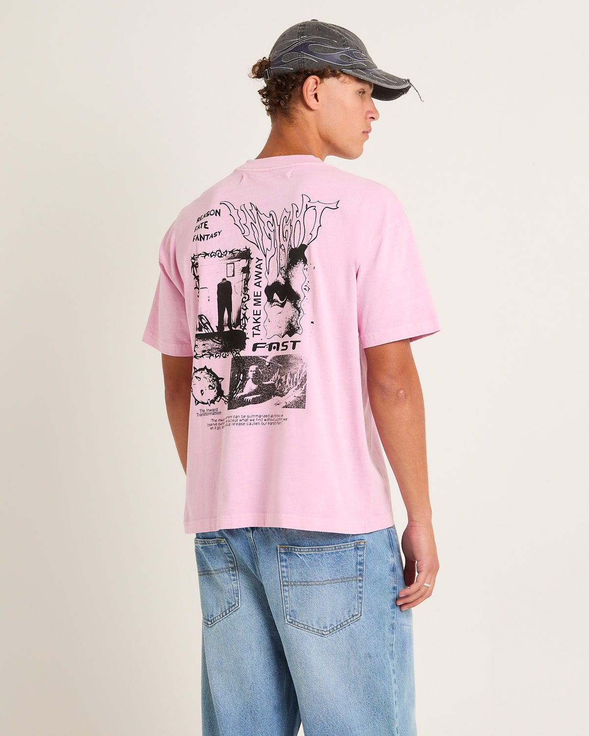 Transform Cropped T- Shirt PINK