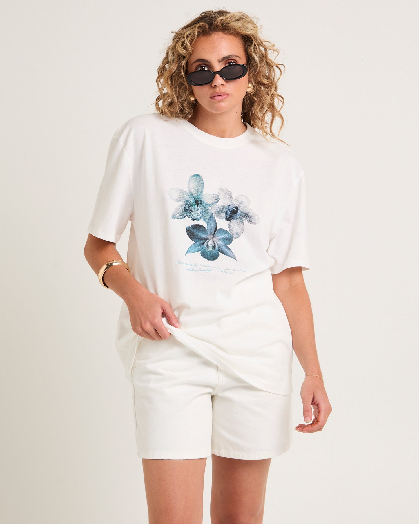 Orchids & Moonlight Oversized T-Shirt