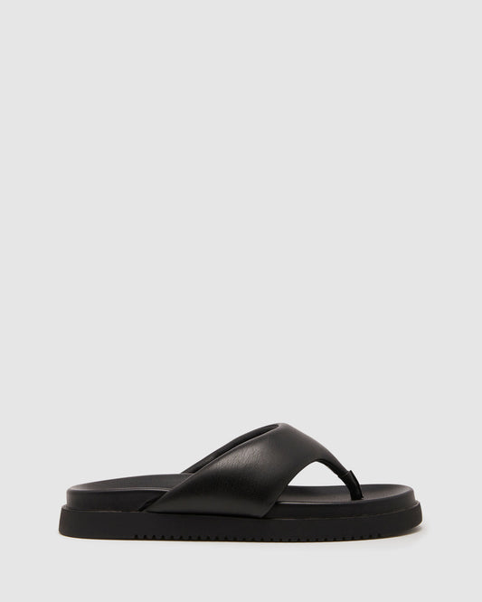 Radar Thong Sandals BLACK