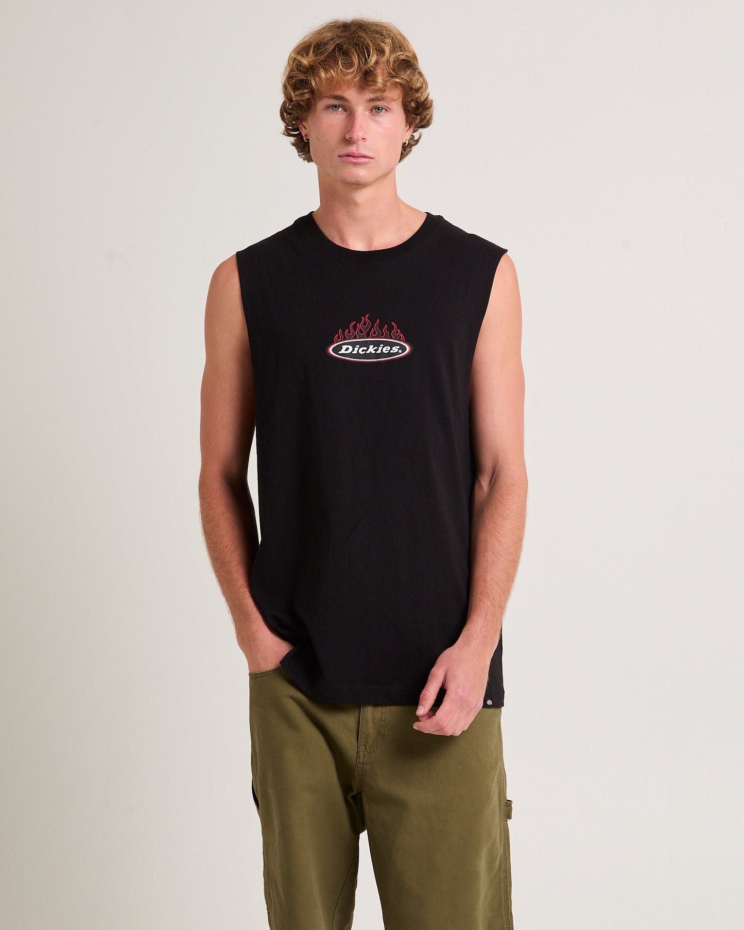 Fire Boy Muscle Tank Top