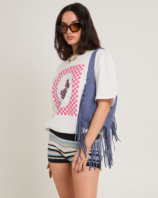 Kanas Western Tassel Bag MIDNIGHT BUE
