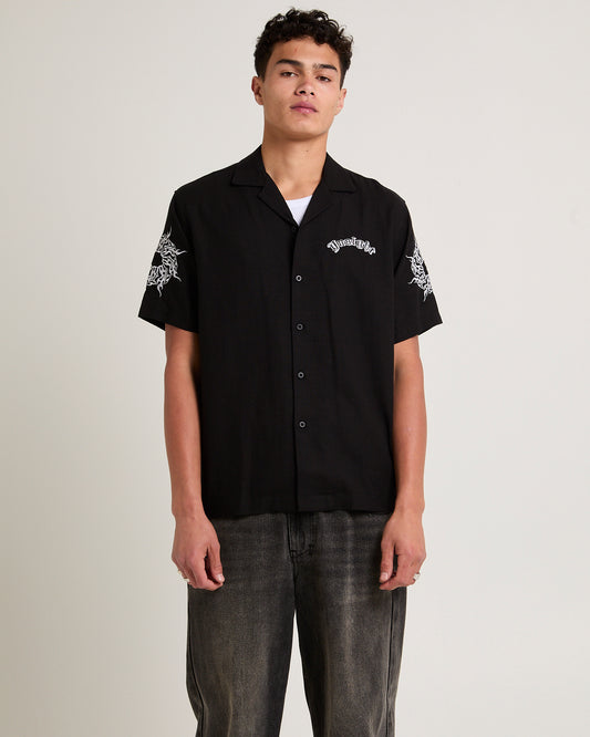 Visions Resort Short Sleeve Shirt BLACK