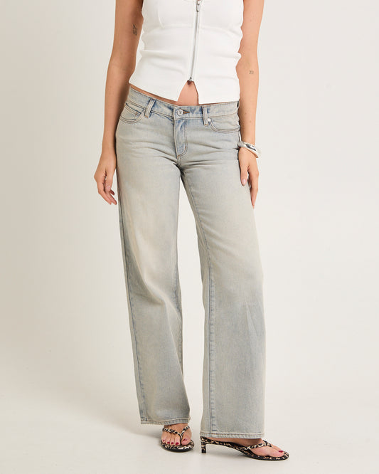 99 Low & Wide Jeans Penelope TINT LIGHT BLUE