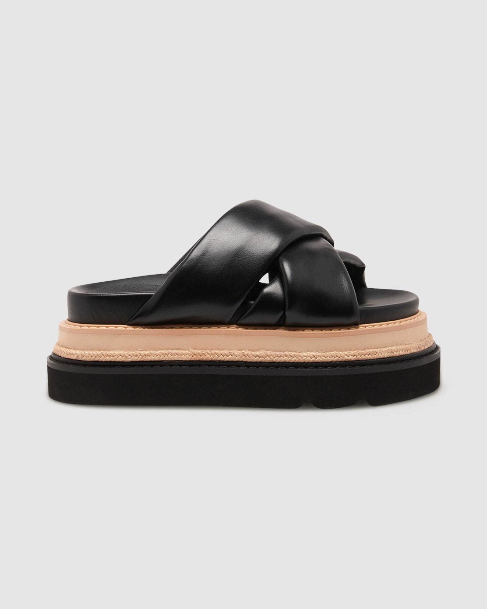 Zella Platform Sandals Black BLACK