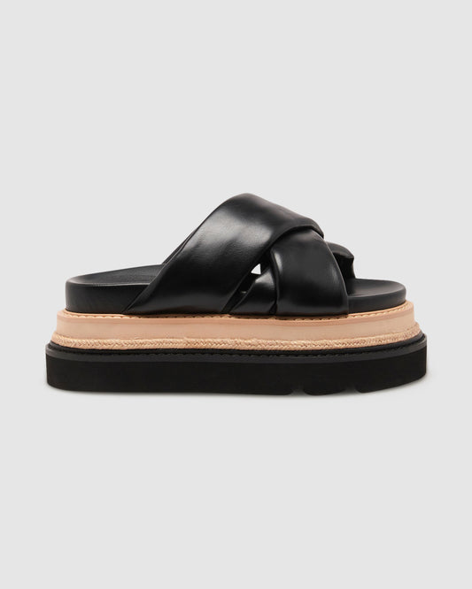Zella Platform Sandals Black BLACK