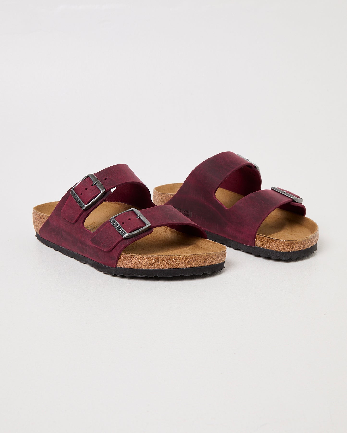 Arizona Oiled Leather Sandals Zinfandel
