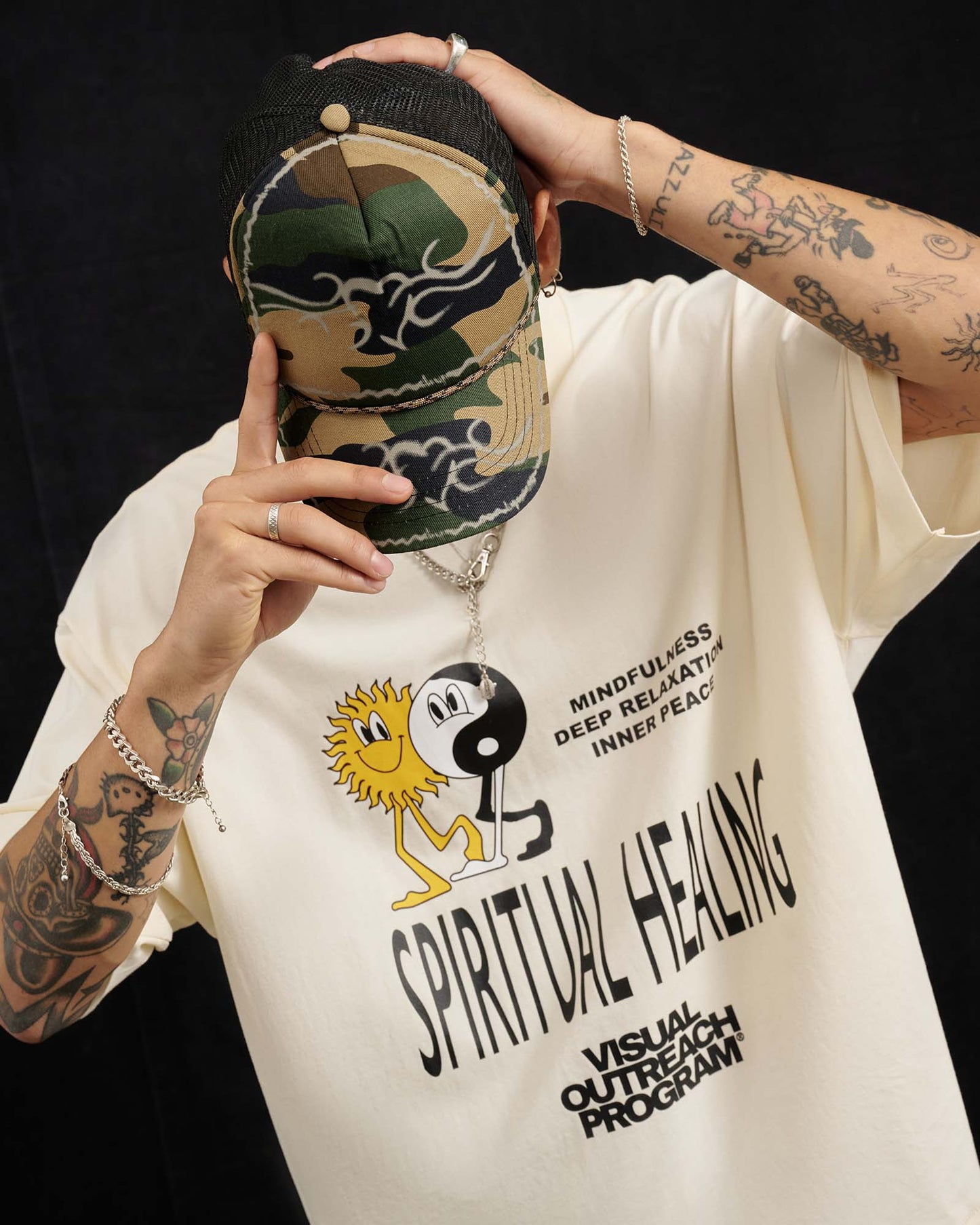 Tribal Airbrush Trucker Cap