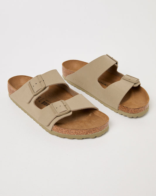Arizona Faded Khaki Birko-Flor Sandals KHAKI