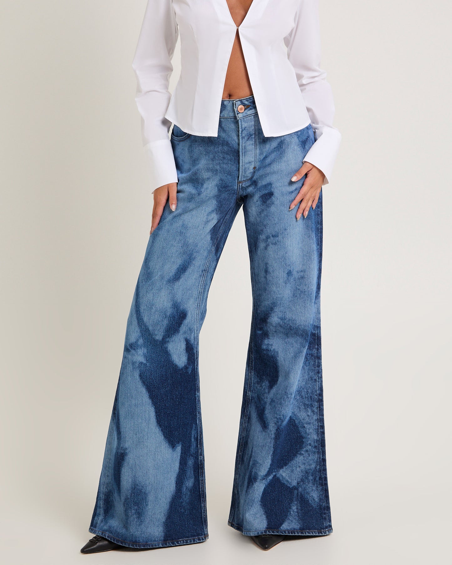Chloe Baggy  Denim Jeans Mars