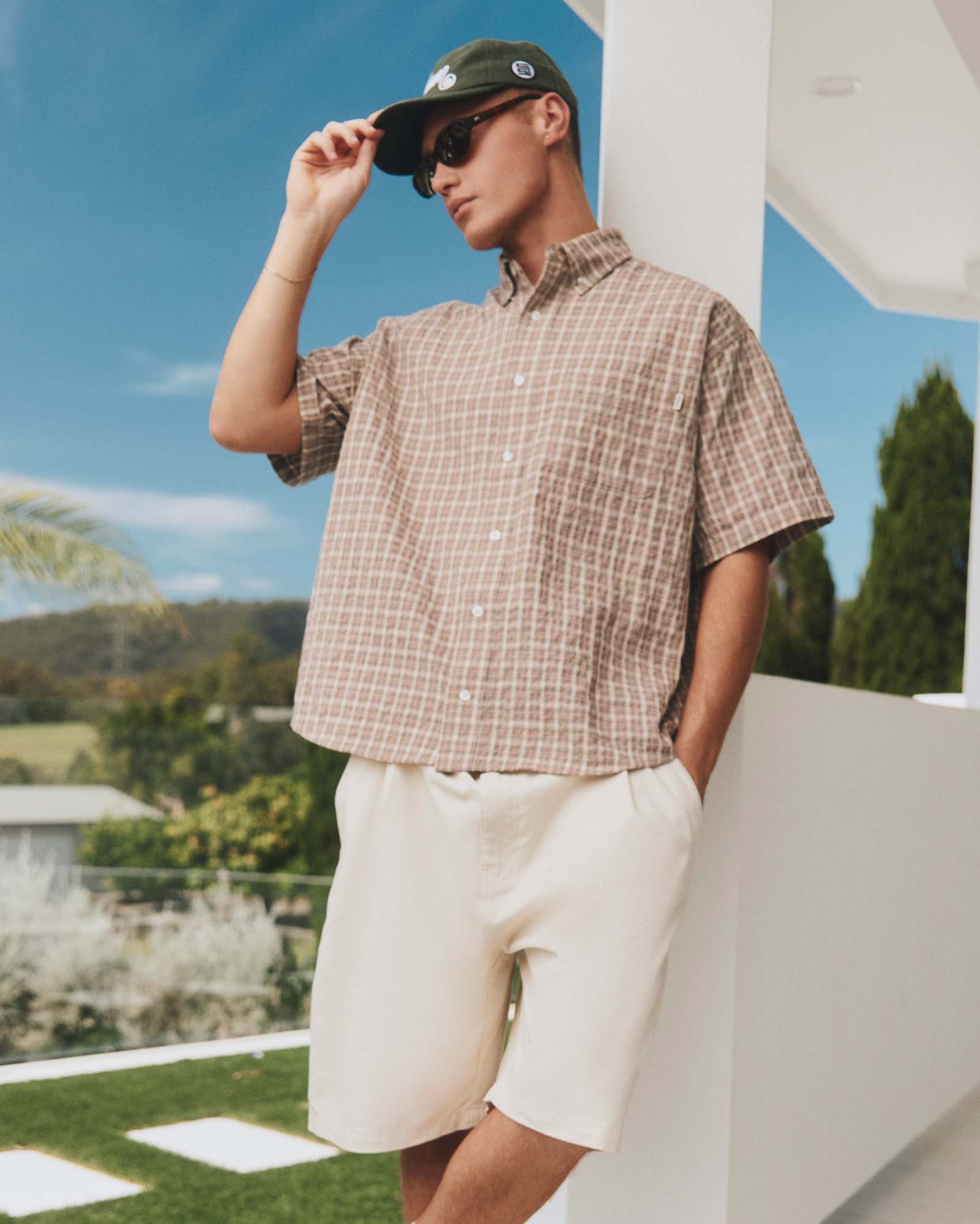 Yard Plaid Short Sleeve Shirt