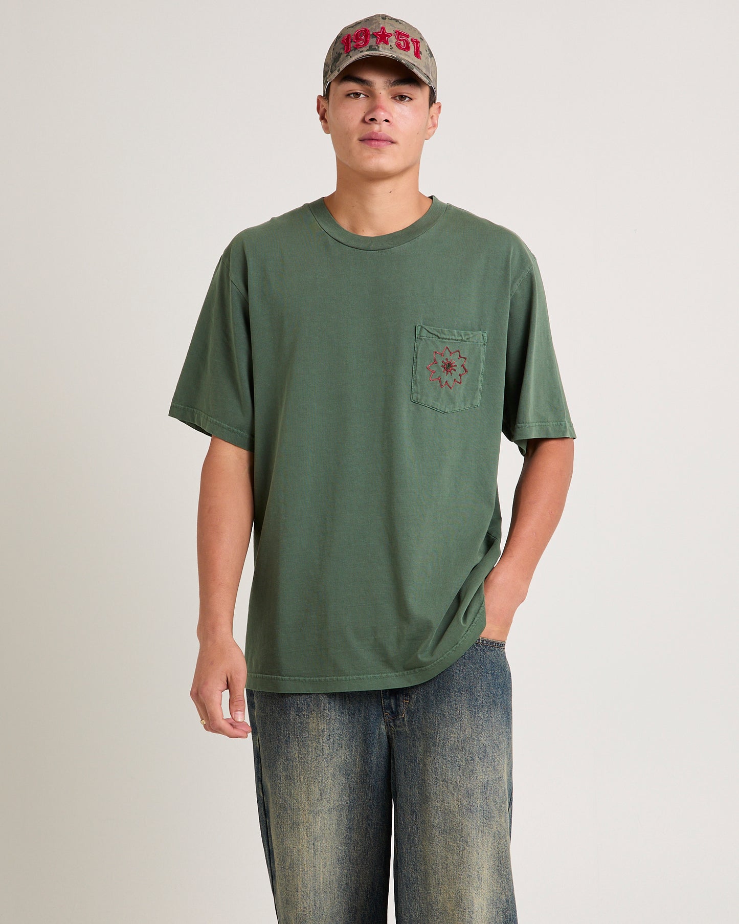 Embroider Pocket T-Shirt